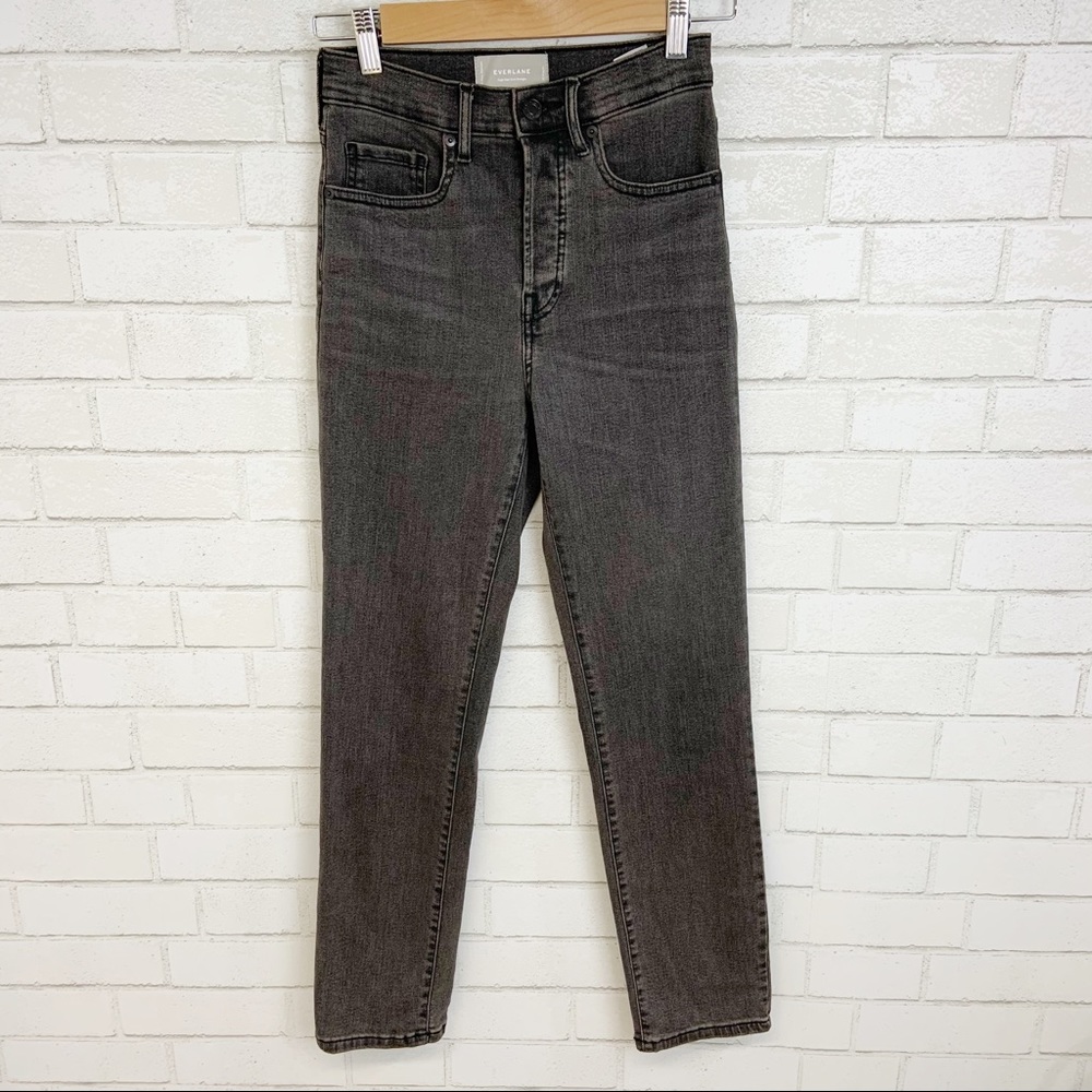Everlane Hi-Rise Slim Straight Jean, Size 26